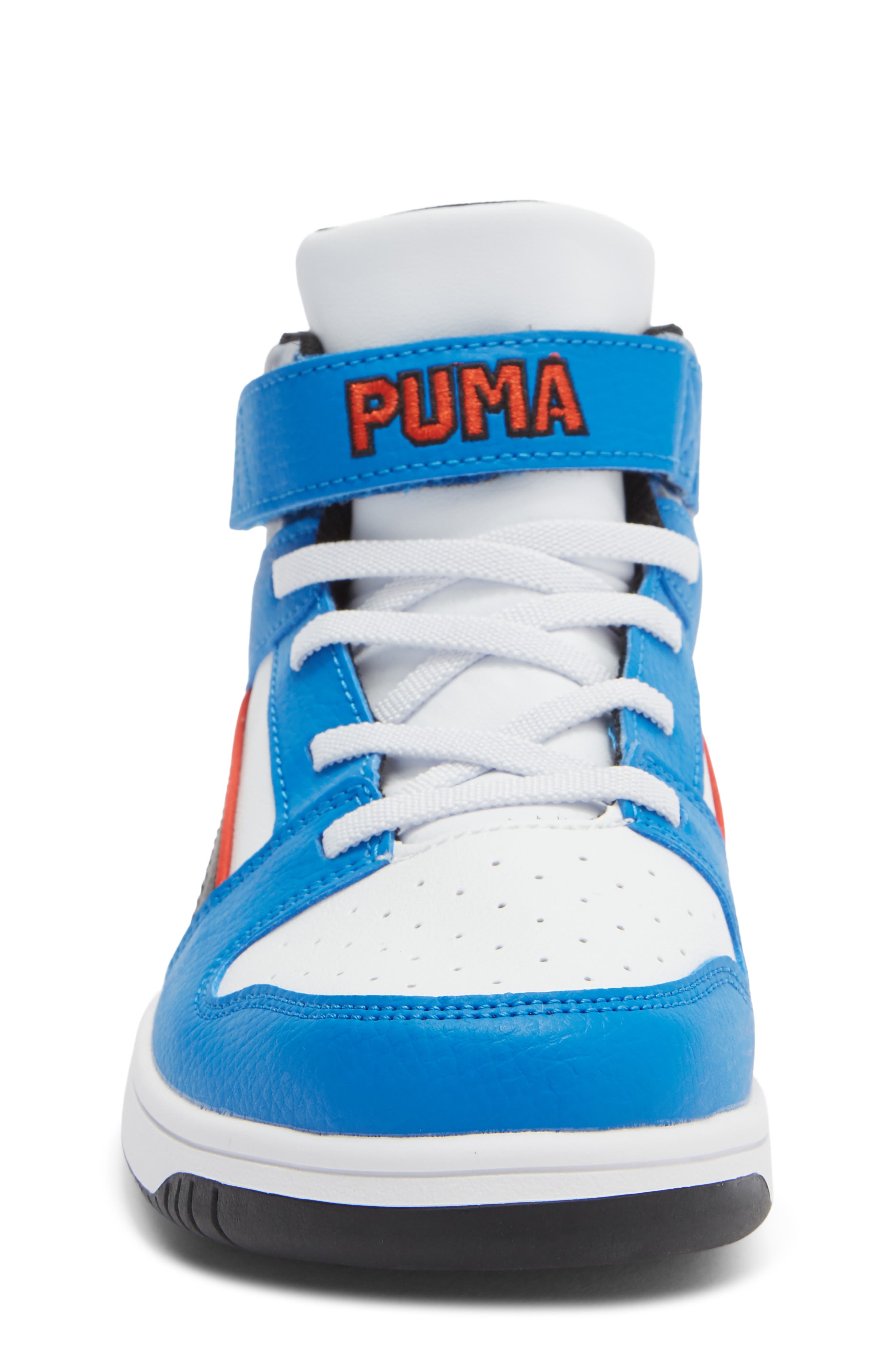 Kids' Rebound Layup High Top Sneaker, Alternate, color, PUMA TEAM ROYAL/ BLACK/ WHITE
