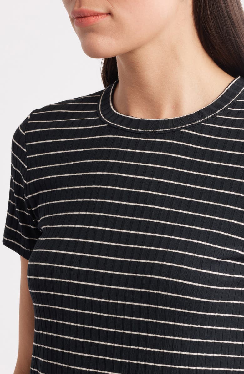 Luca Stripe Rib Baby T-Shirt