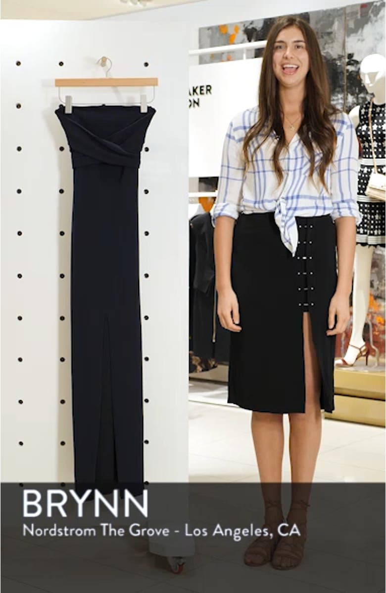 Own the Night Strapless Column Gown, sales video thumbnail