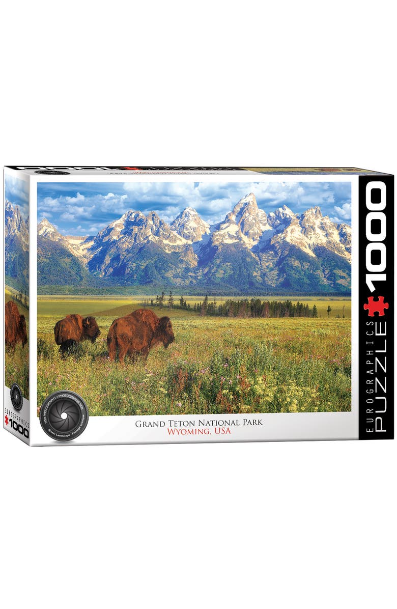 Eurographics Grand Teton National Park Puzzle, 1000 Pieces, Main, color, Multicolored