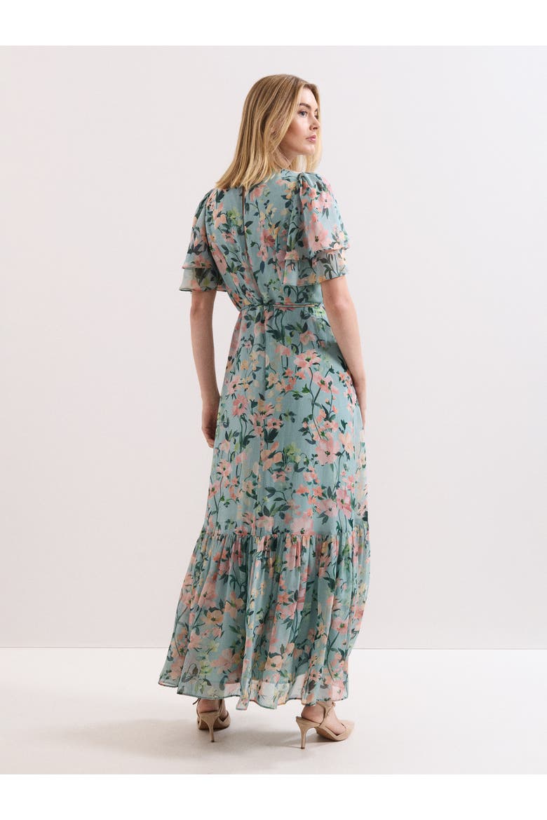 Violet V-Neck Maxi Dress, Alternate, color, Multi