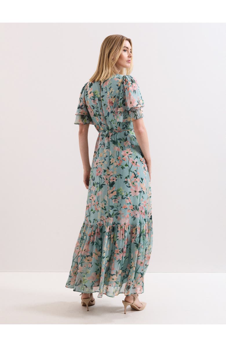 Phase Eight Violet V-Neck Maxi Dress, Alternate, color, Multi