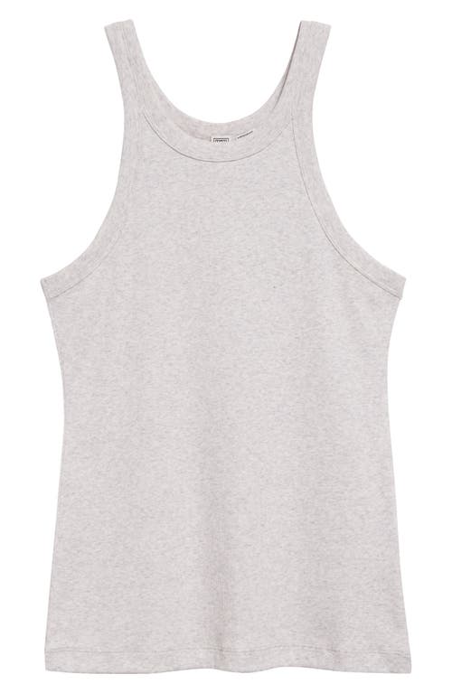 Totême Toteme Curved Rib Tank Top In White