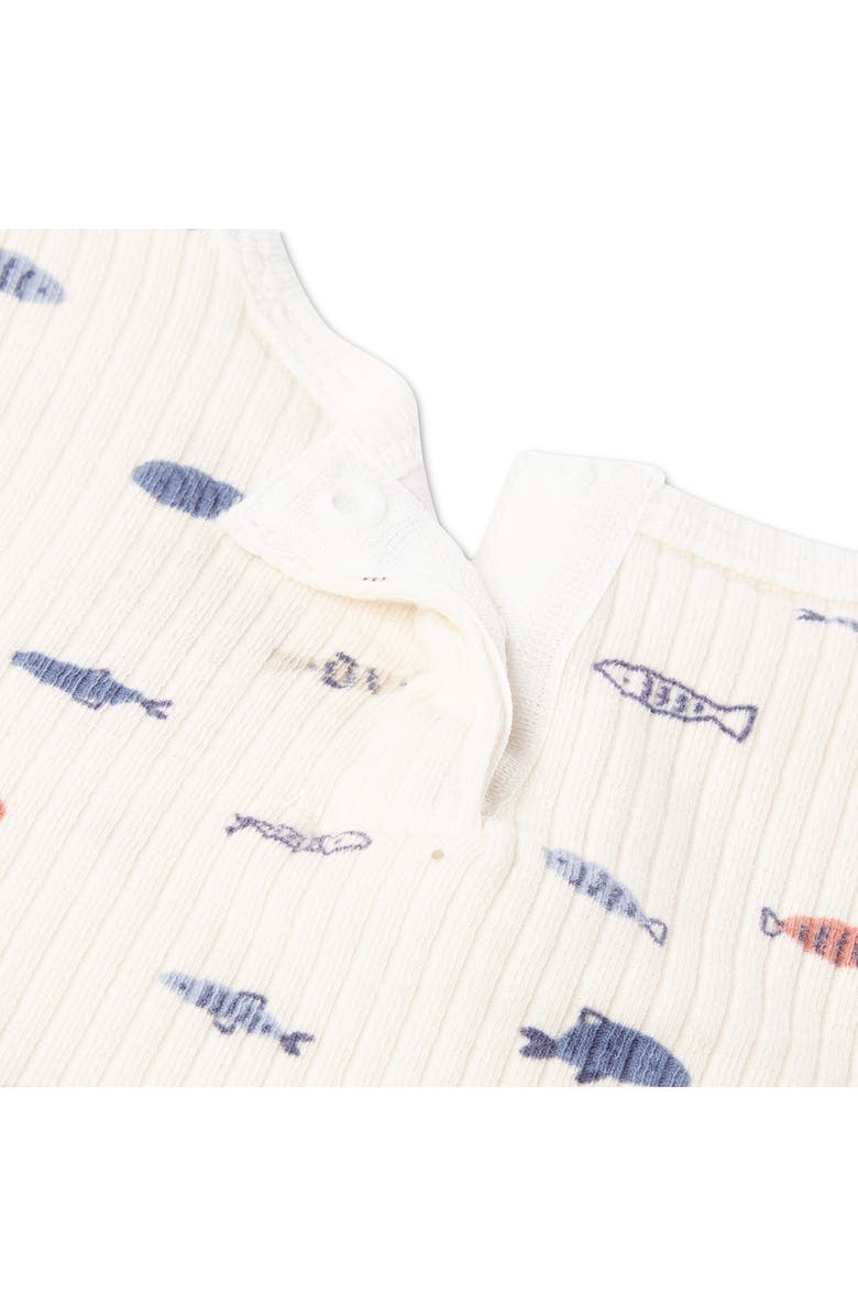 Huggies Fish T-Shirt & Shortall Set, Alternate, color, Huggies Coronet Blue