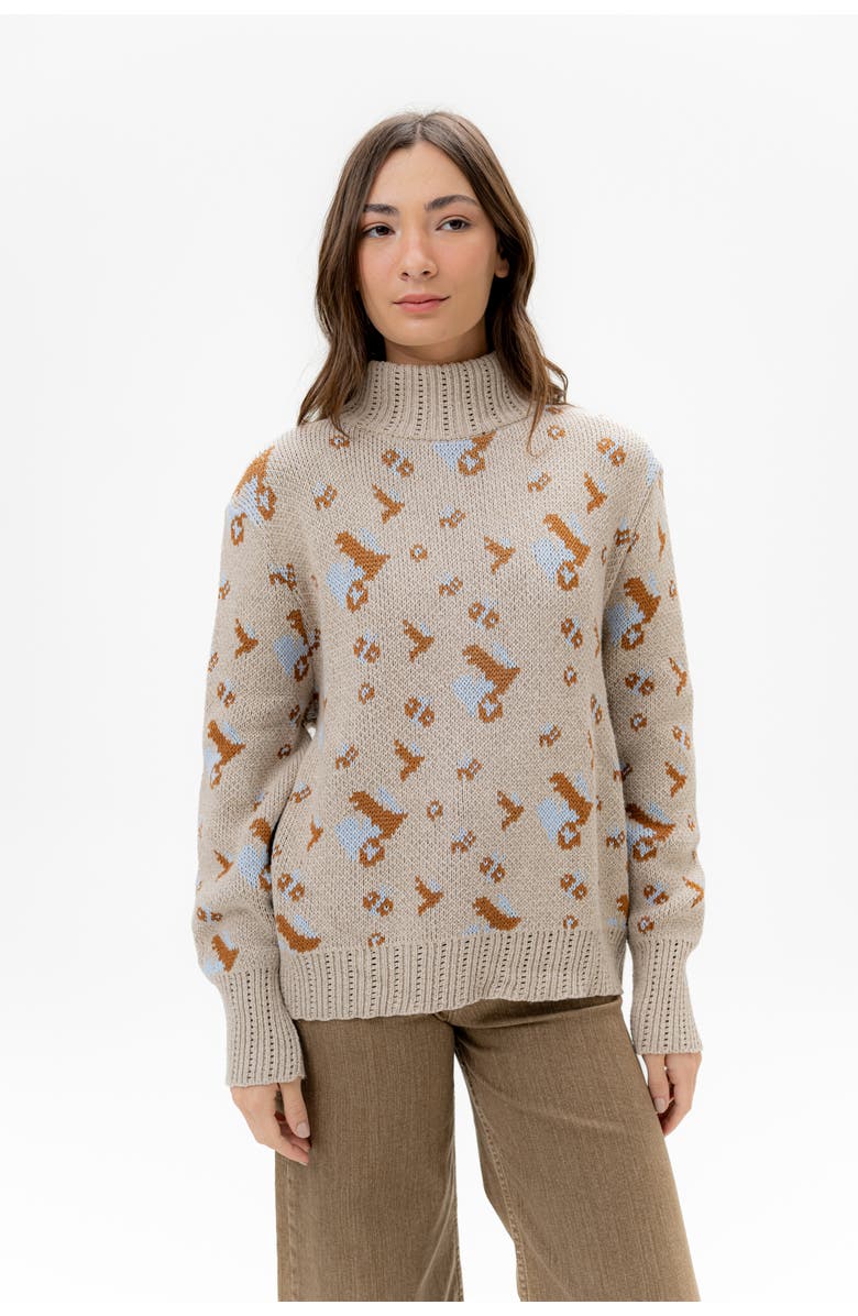 Margo Baridon Cielo Sweater, Main, color, Tan
