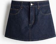 H&M High-waisted Denim Skort