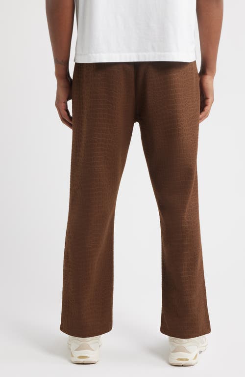 Santo Studio Uno Texture Sweatpants In Brown