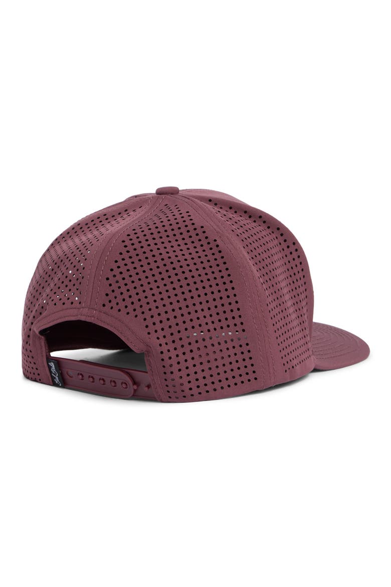 Birdie Ventilated Snapback Ball Cap, Alternate, color, PLUM WINE