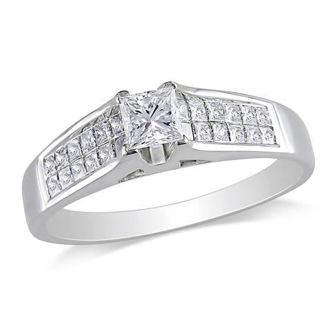 Diamond Solitaire Engagement Ring 18k