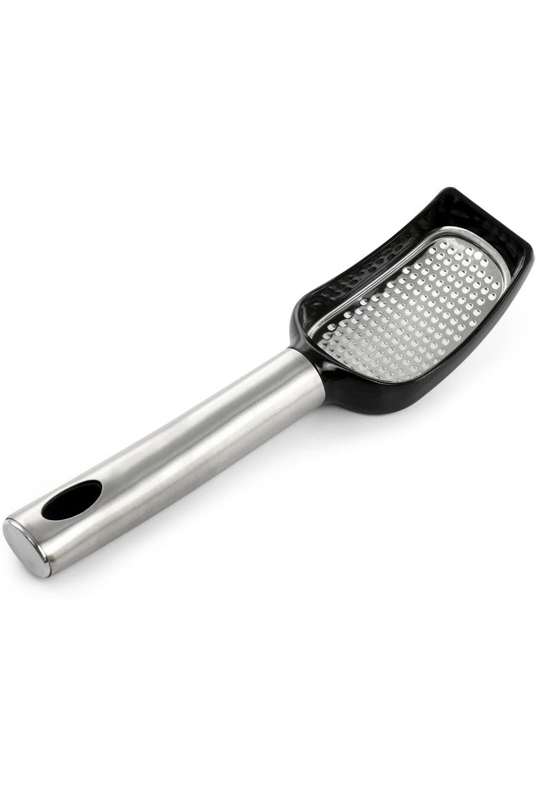 Baldwyn Stainless Steel and Plastic Handheld Kitchen Grater, Alternate, color, Silver