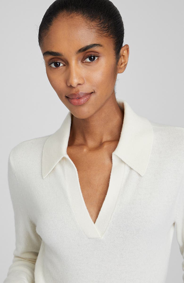 Club Monaco Cashmere Polo Sweater, Alternate, color, 