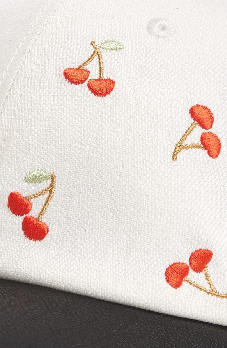 SWEAT ACTIVE Embroidered Cherries Baseball Cap, Alternate, color, 