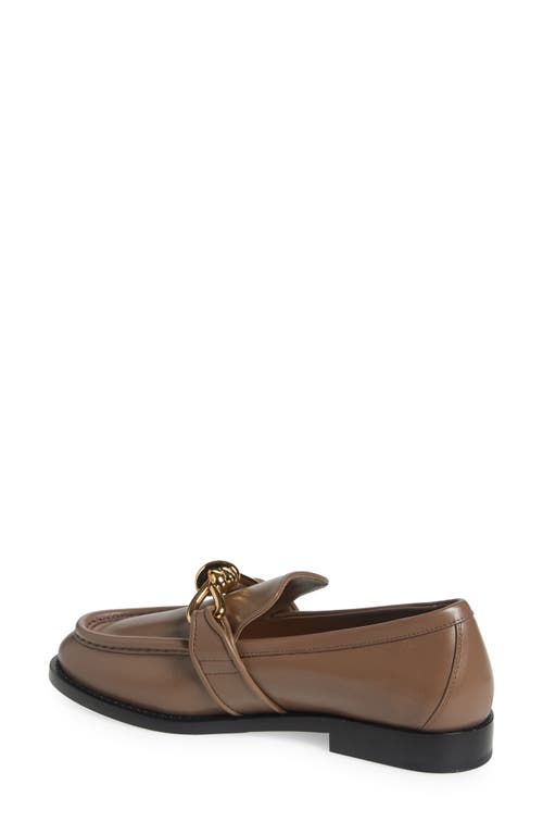 Bottega Veneta Astaire Knot Bit Loafer In 2354 Pinecone