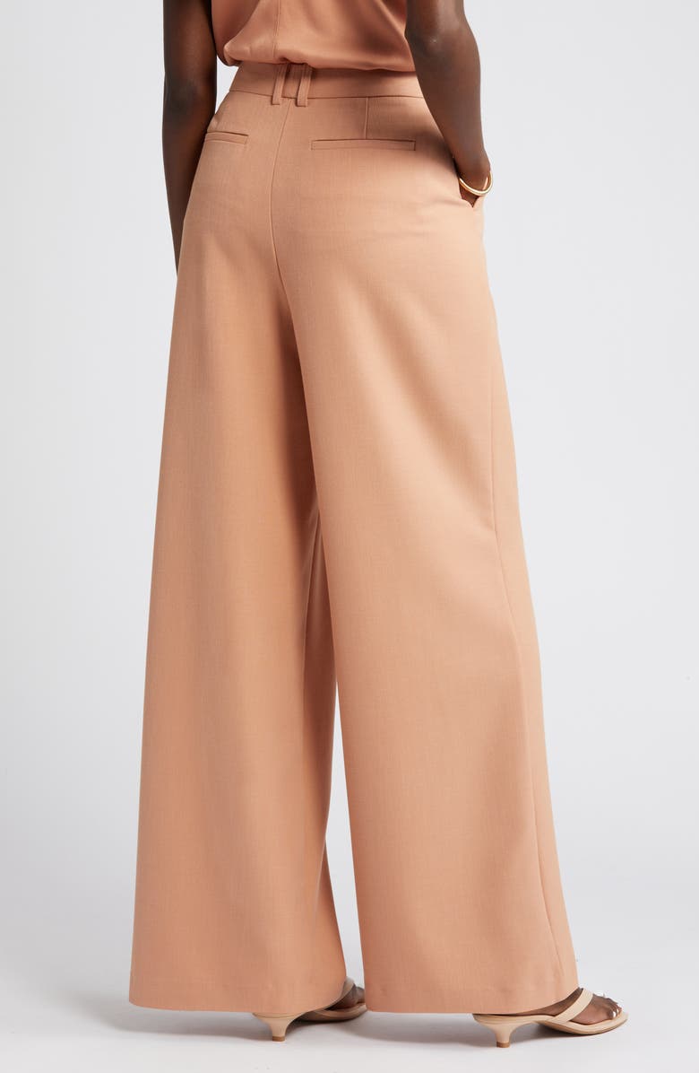 Nordstrom Double Pleat Wide Leg Pants, Alternate, color,