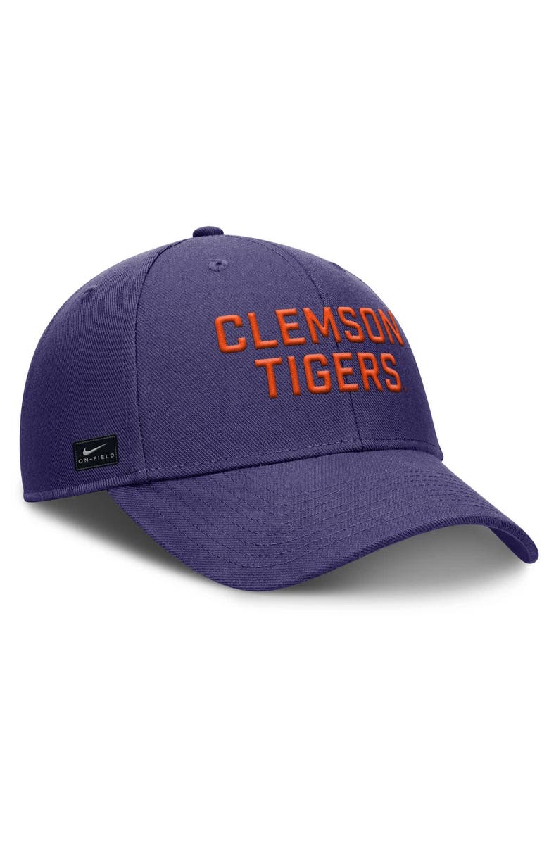 Nike Men's Nike  Purple Clemson Tigers Rise Practice Adjustable Hat, Alternate, color, Purple