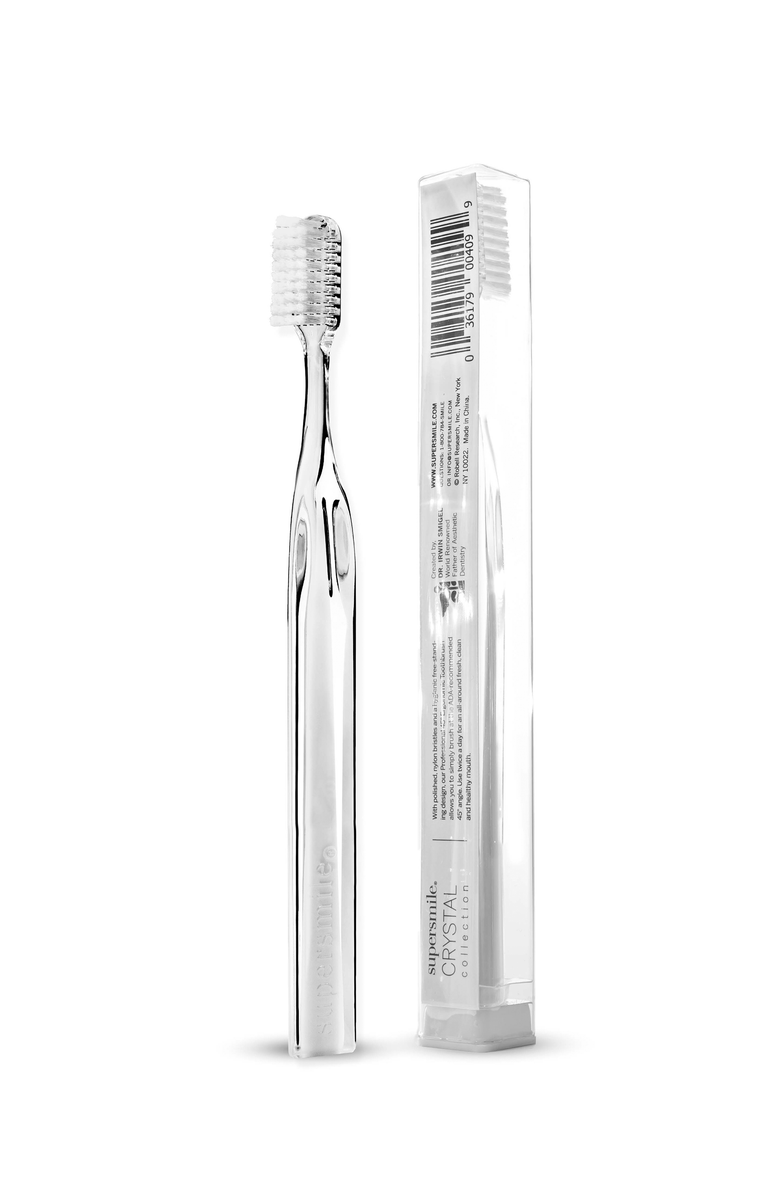 Supersmile Crystal Collection 45° Toothbrush, Alternate, color, White Coral