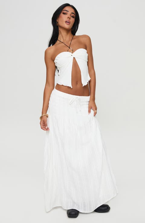 Carana Cotton Maxi Skirt