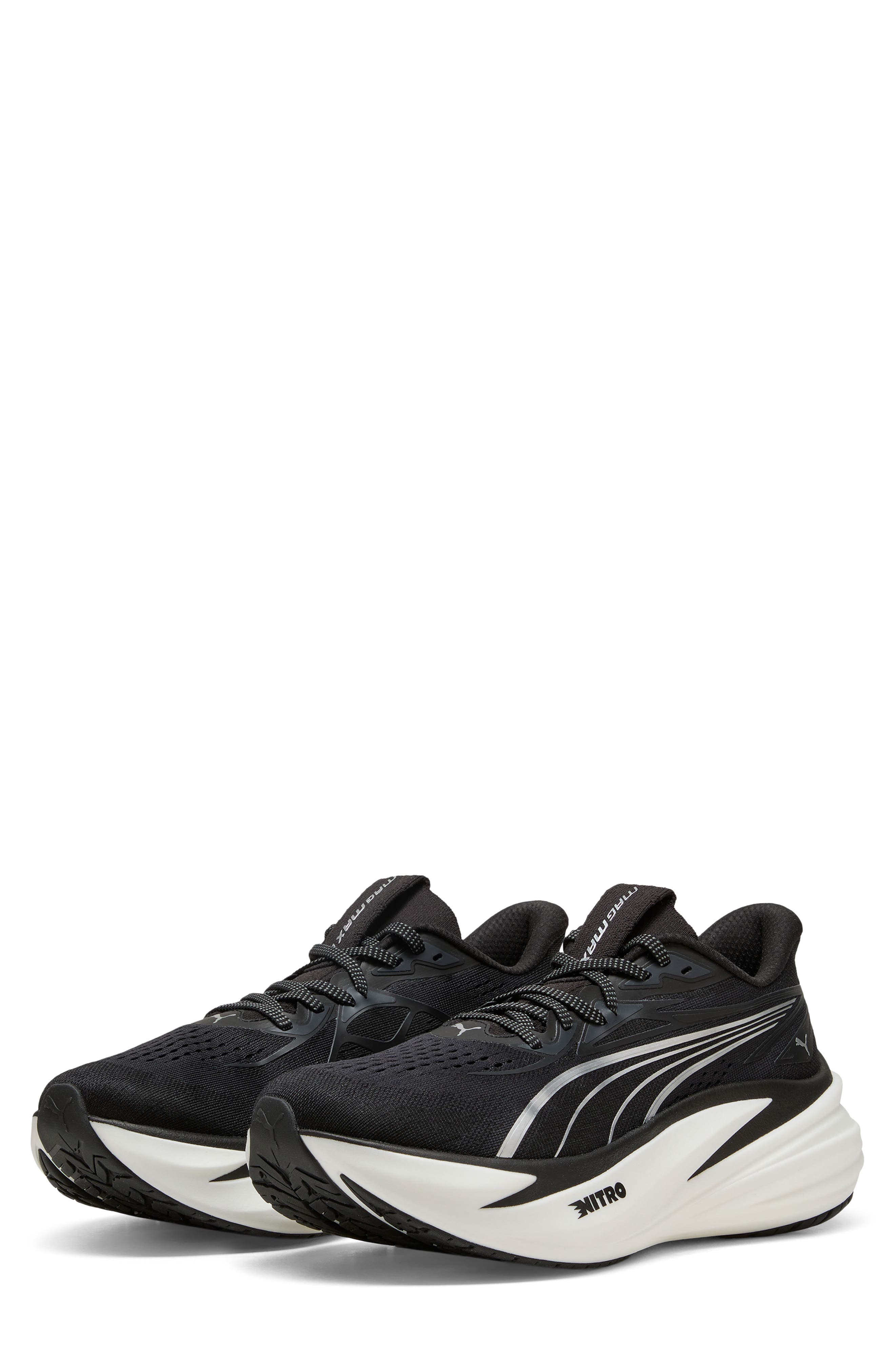 PUMA MagMax NITRO<sup>™</sup> 2 Running Shoe, Main, color, Puma Black/ Puma White