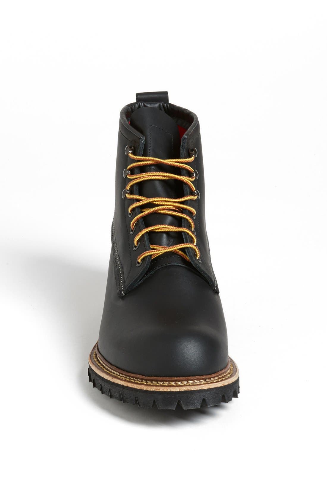 'Ice Cutter' Round Toe Boot, Alternate, color, BLACK OTTER- 2930