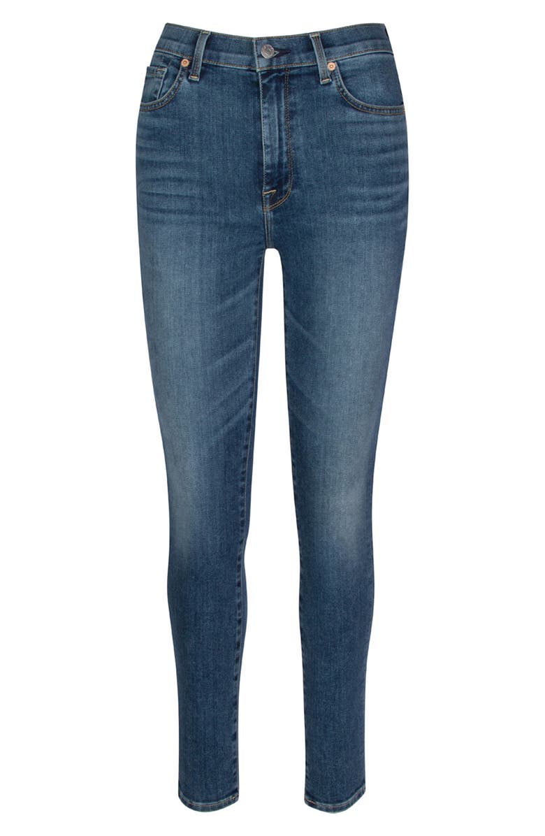 7 For All Mankind Seven The Aubrey Ultra High Waist Ankle Skinny Jeans, Main, color,