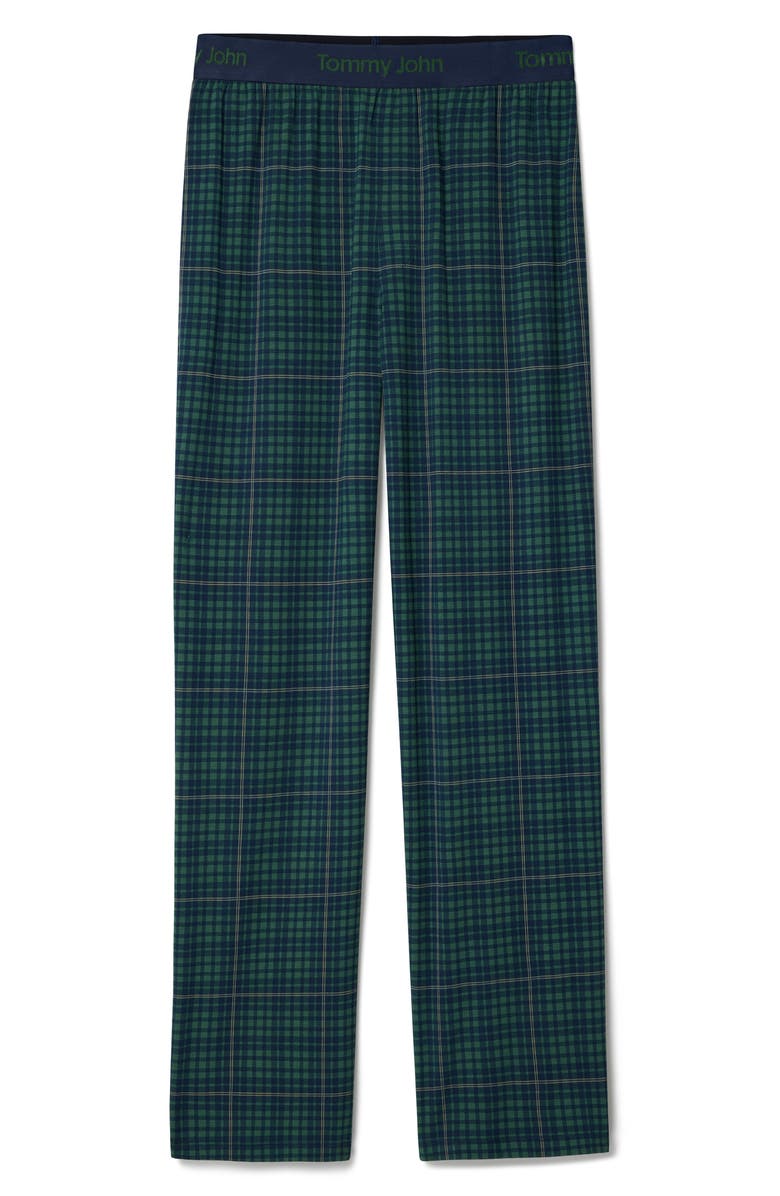 Tommy John Second Skin Pajama Pants, Alternate, color, Greener Pastures Flannel