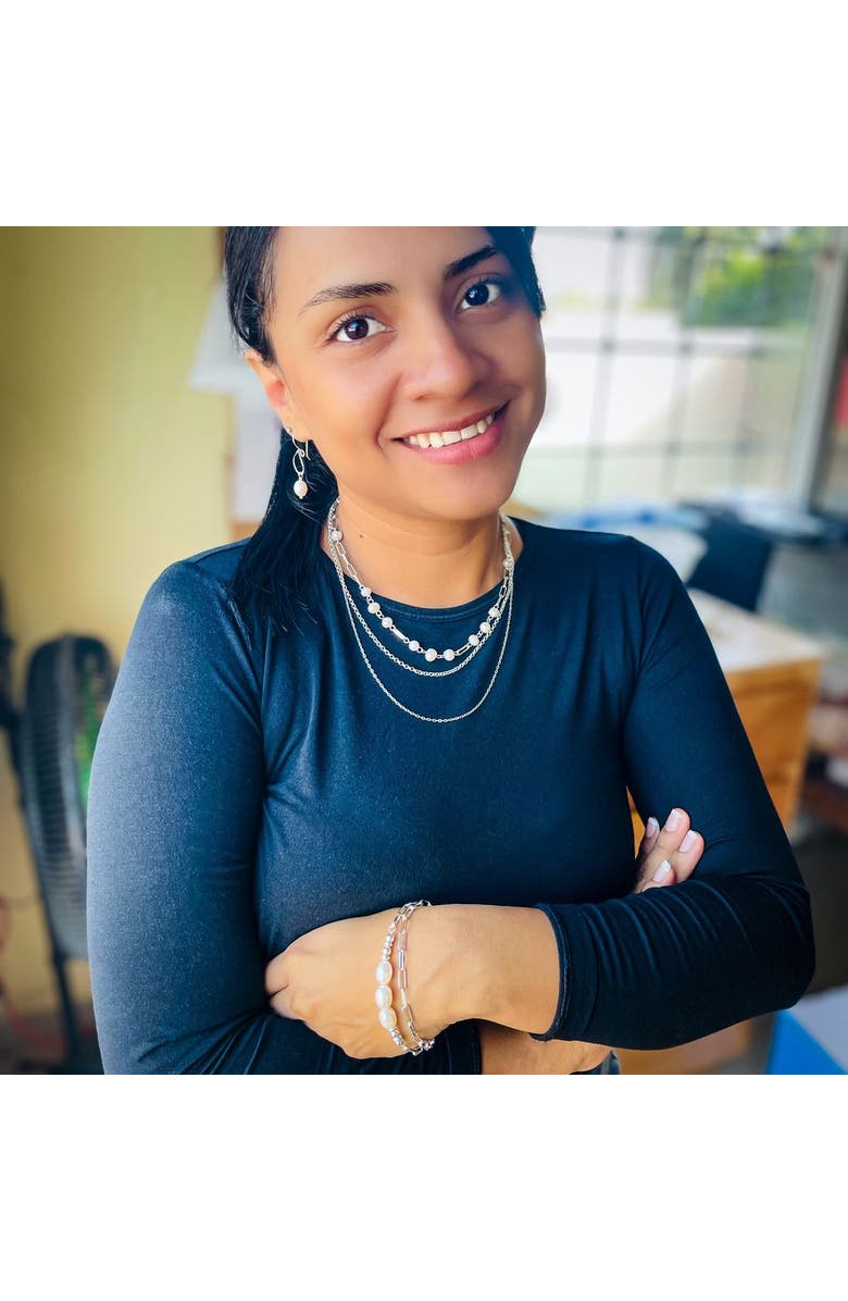 Alegria Accessories Coquett Necklace, Alternate, color, Silver