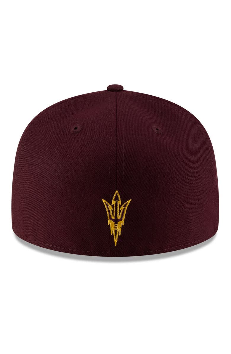 New Era Men's New Era Maroon Arizona State Sun Devils On-Field 59FIFTY Fitted Hat, Alternate, color, 