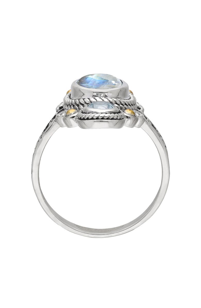 YS GEMS Moonstone Topaz Ring, Alternate, color, White