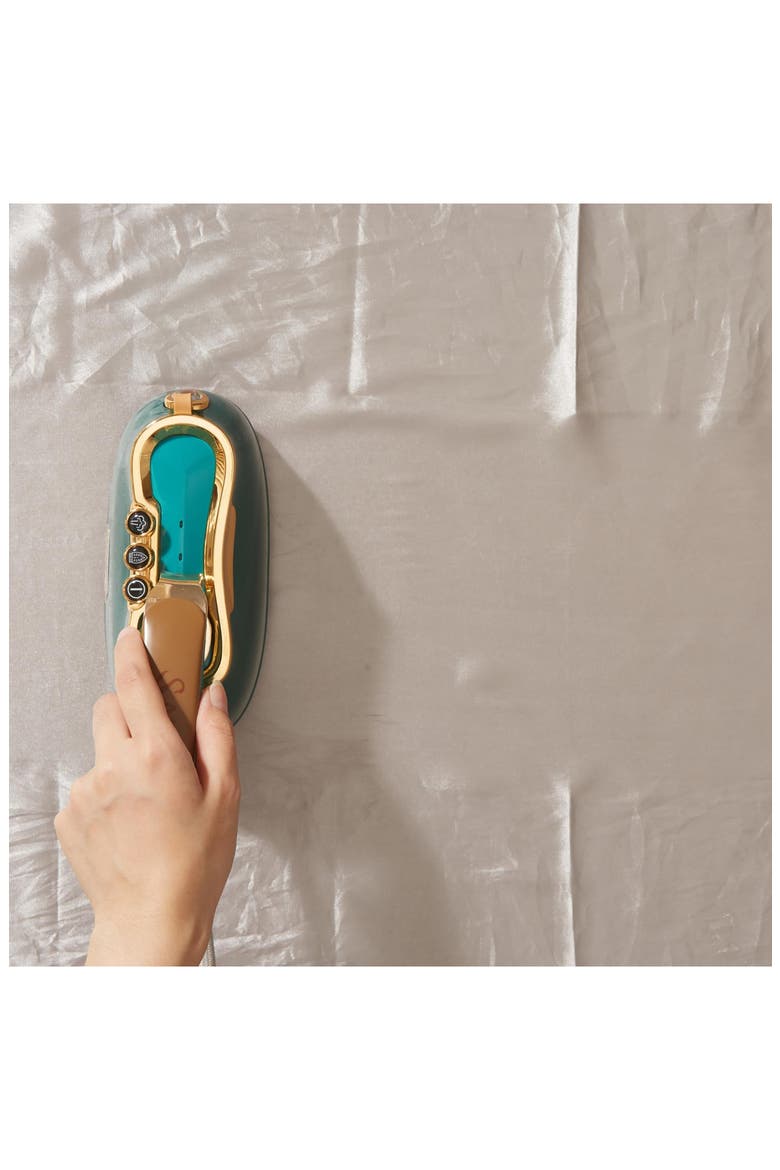 IS-900 Retro Edition Duopress Steamer Iron, Alternate, color, EMERALD
