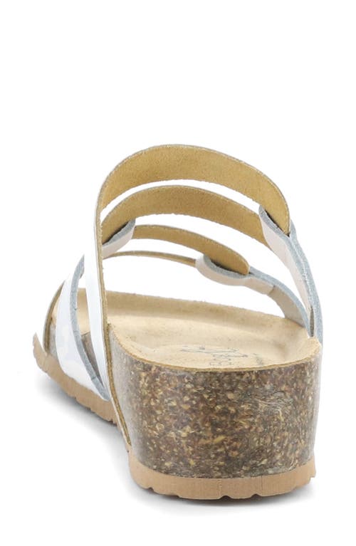 Bos. & Co. Luzzie Wedge Slide Sandal In Neutral