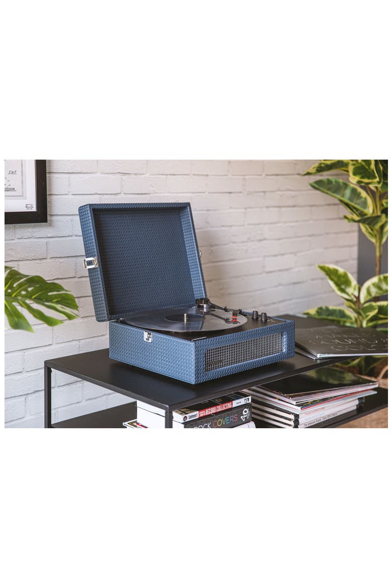 Voyager Record Player, Alternate, color, BLUE TONES