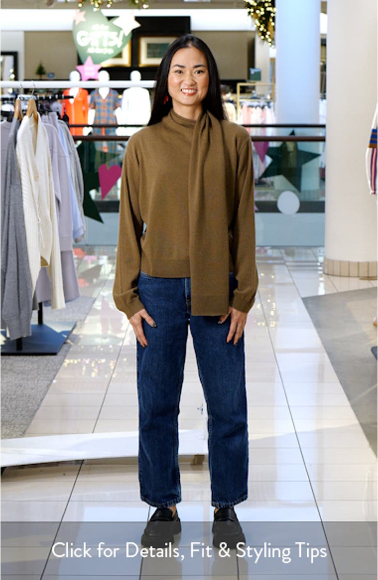 Cortina Scarf Neck Wool 
Cashmere Sweater, sales video thumbnail