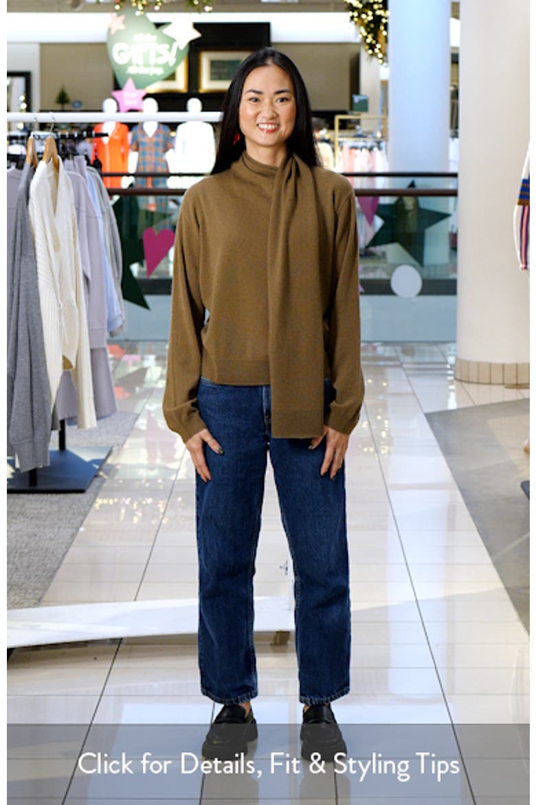 Cortina Scarf Neck Wool & Cashmere Sweater video