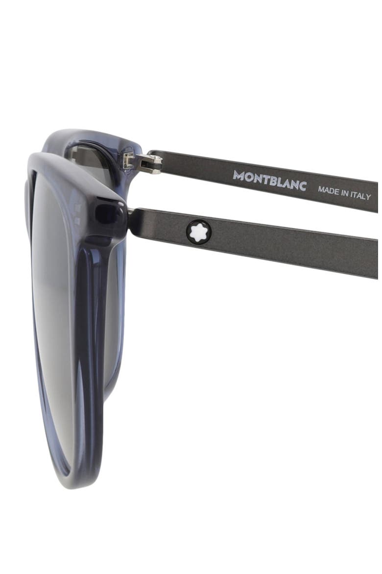 MB0330S 56mm Square Sunglasses, Alternate, color, BLUE RUTHENIUM SILVER