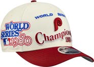 New Era Men's New Era  Cream/Red Philadelphia Phillies World Series 9FORTY M-Crown A-Frame Adjustable Hat