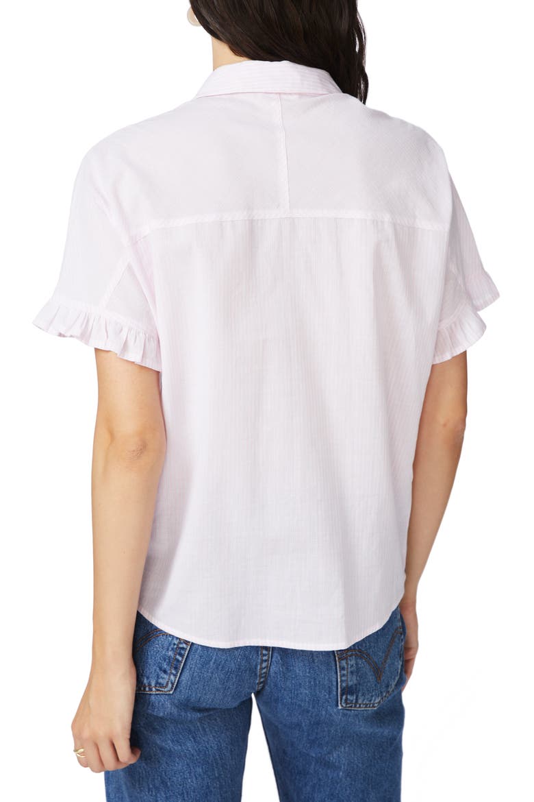 Spring Stripe Shirt, Alternate, color, CHAMBRAY PINK