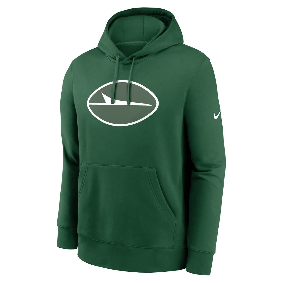 Nike Men's Nike Green New York Jets Club Logo Pullover Hoodie (Men ...