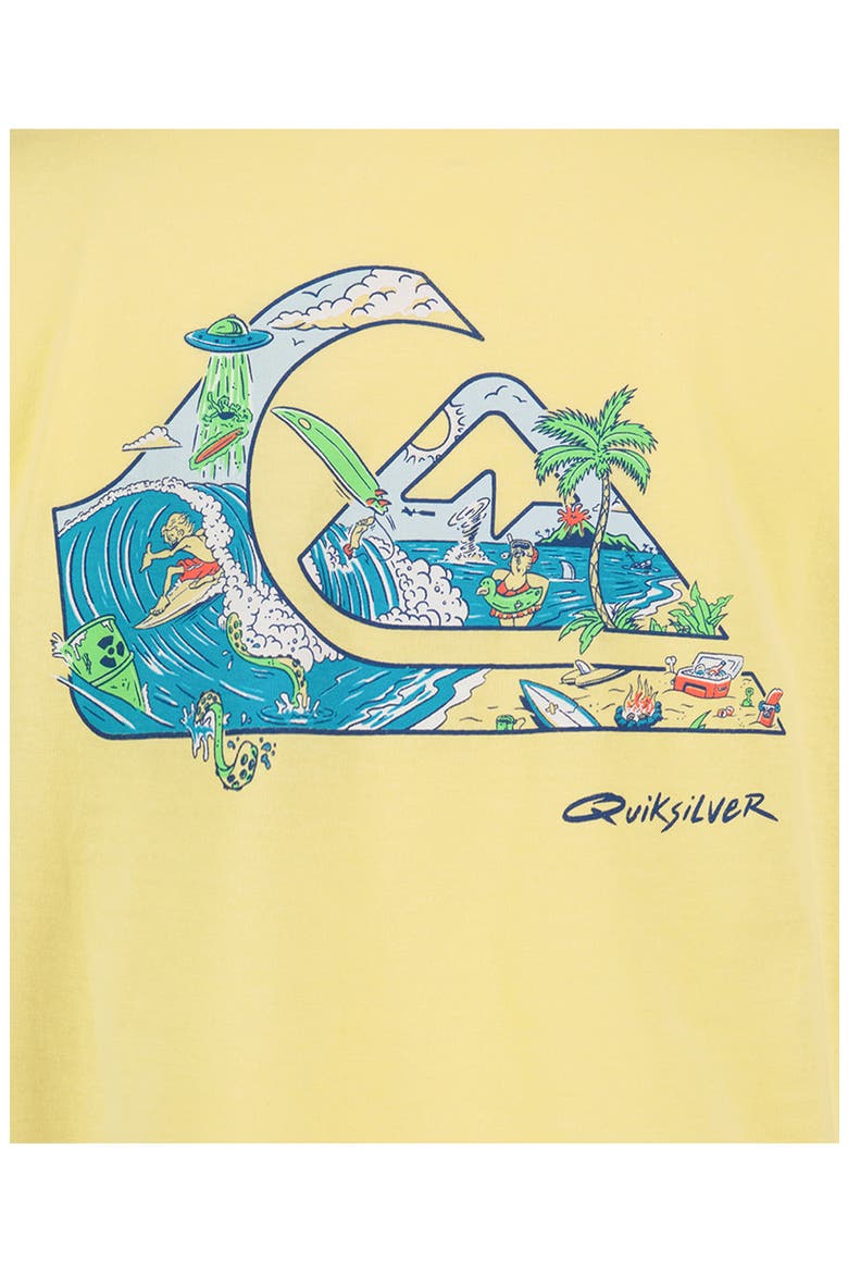 Kids' Paradise Logo Graphic Tee, Alternate, color, MELLOW YELLOW
