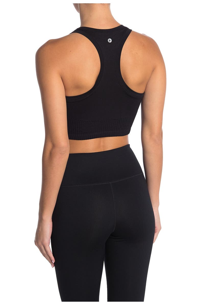 90 DEGREE BY REFLEX Seamless Longline Sports Bra, Alternate, color,