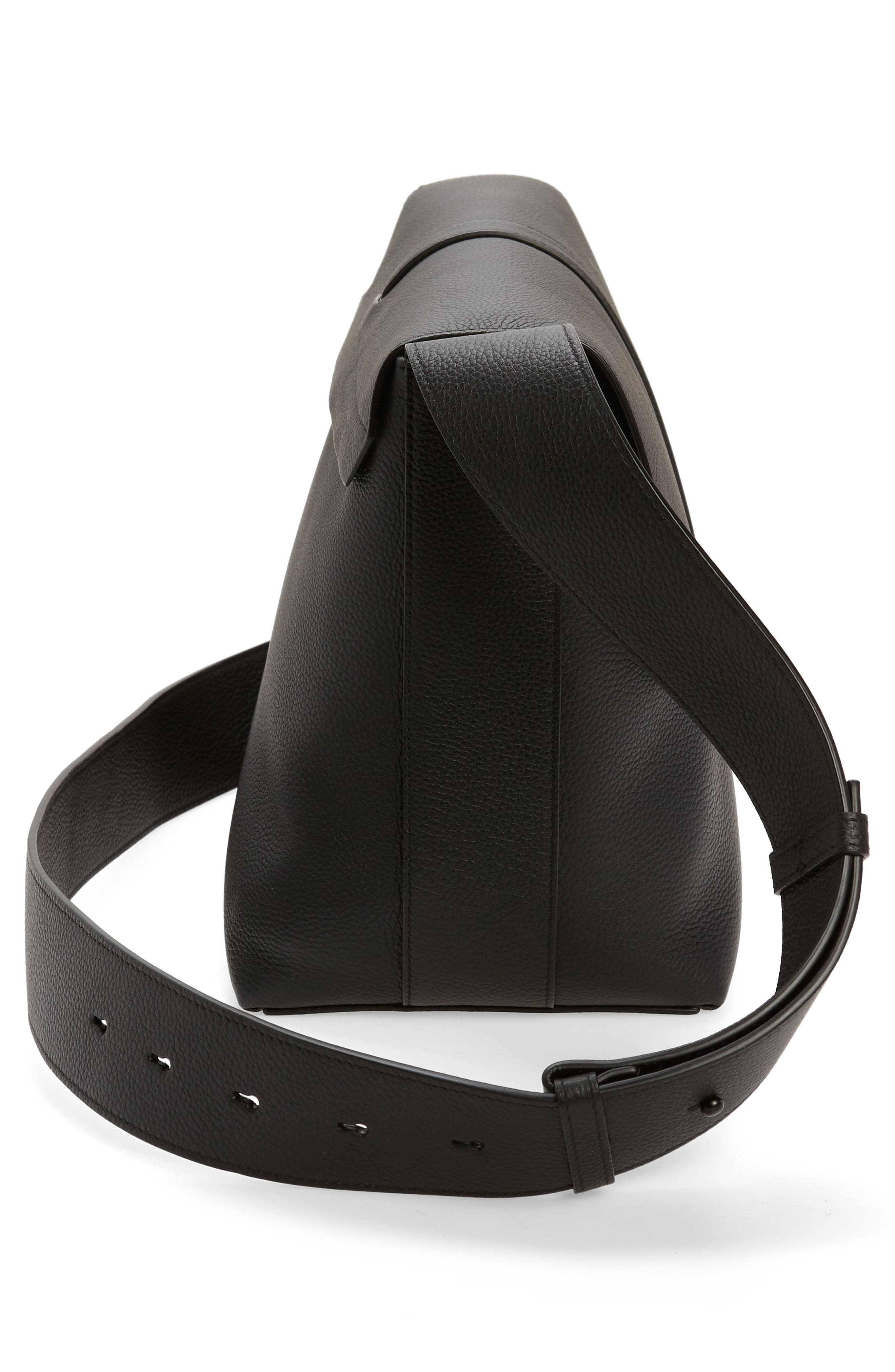 FERRAGAMO Twins Leather Messenger Bag, Alternate, color, 