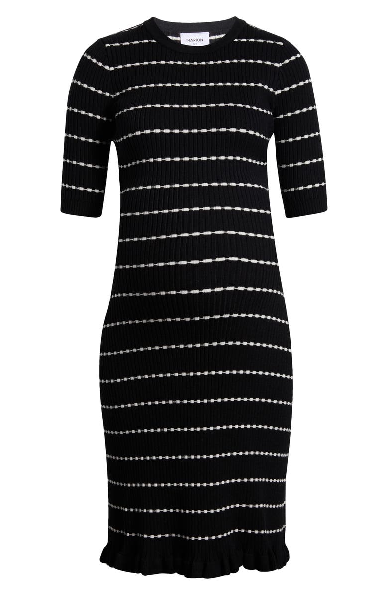 Marion Stripe Maternity Sweater Dress, Alternate, color, 