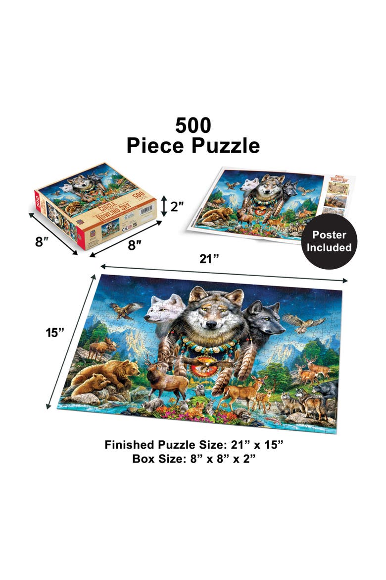 Circle of the Howling Sky 500pc Puzzle, Alternate, color, Multicolor