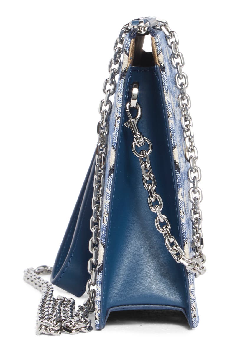 MCM Aren Wallet on a Chain, Alternate, color, Blue
