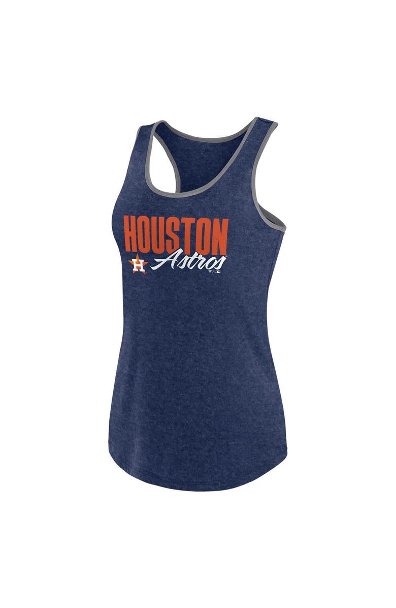 PROFILE Women's Profile Navy Houston Astros Plus Size Racerback Tank Top, Alternate, color, Navy