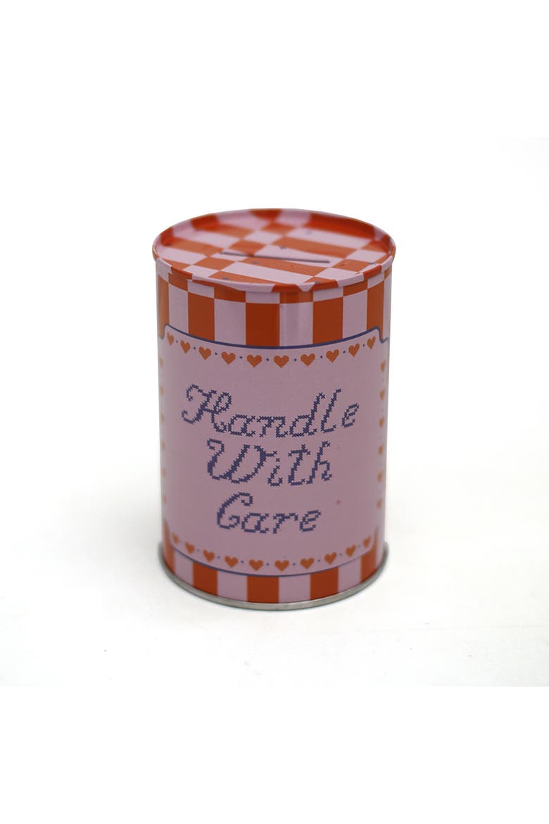 Witty Tin Coin Banks, Main, color, Handle With Care