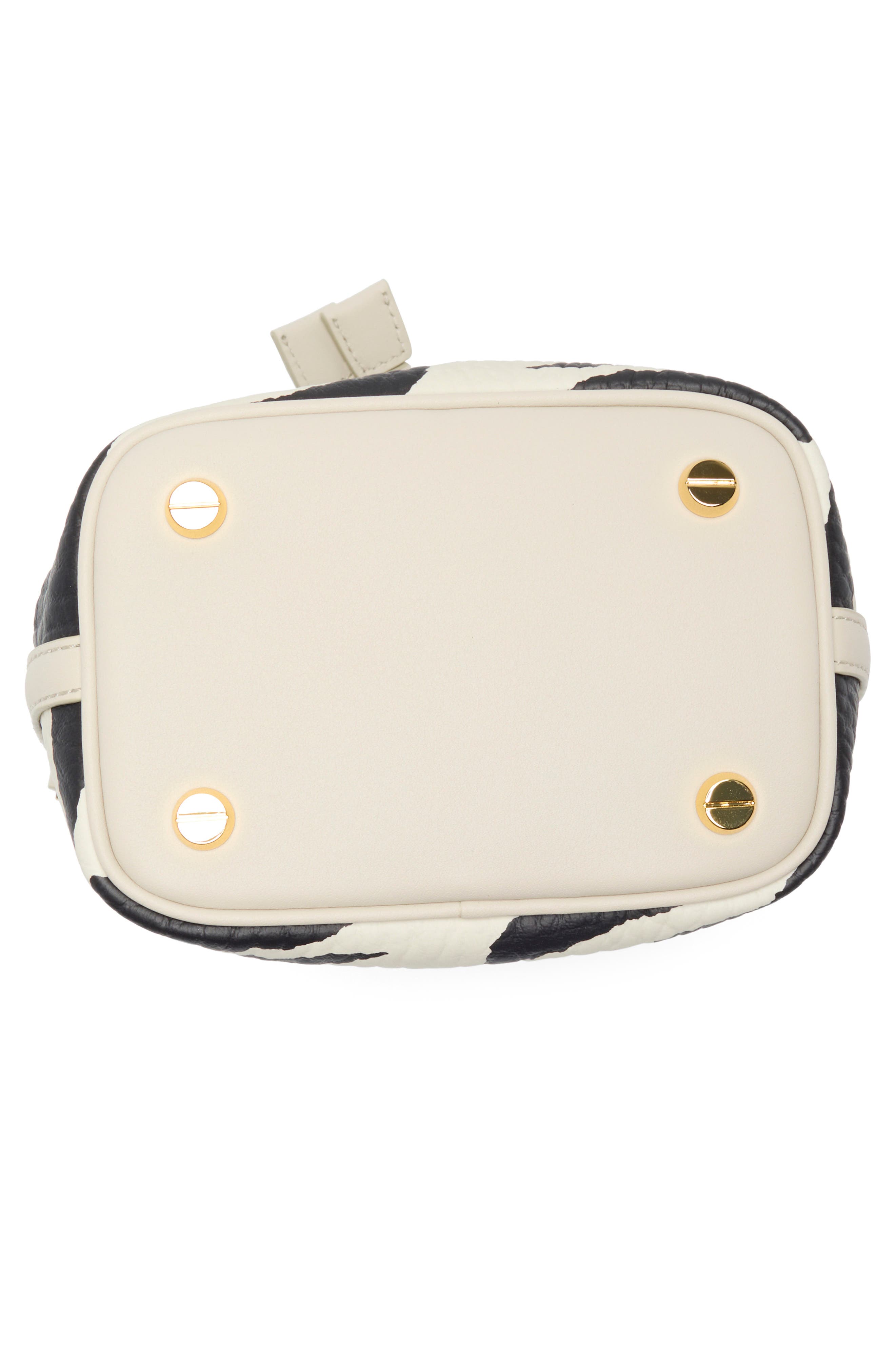 MCM Dessau VI Drawstring Mini Bucket Bag, Alternate, color, 