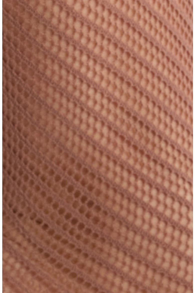 Openwork Anklet Socks, Alternate, color, MOCHA BISQUE