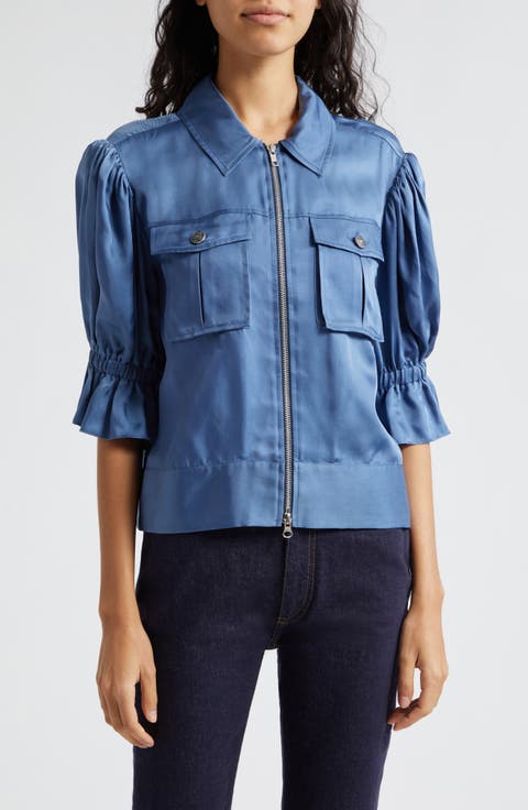 Holly Ruffle Sleeve Jacket