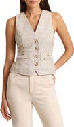Avec Les Filles Tweed Suit Vest