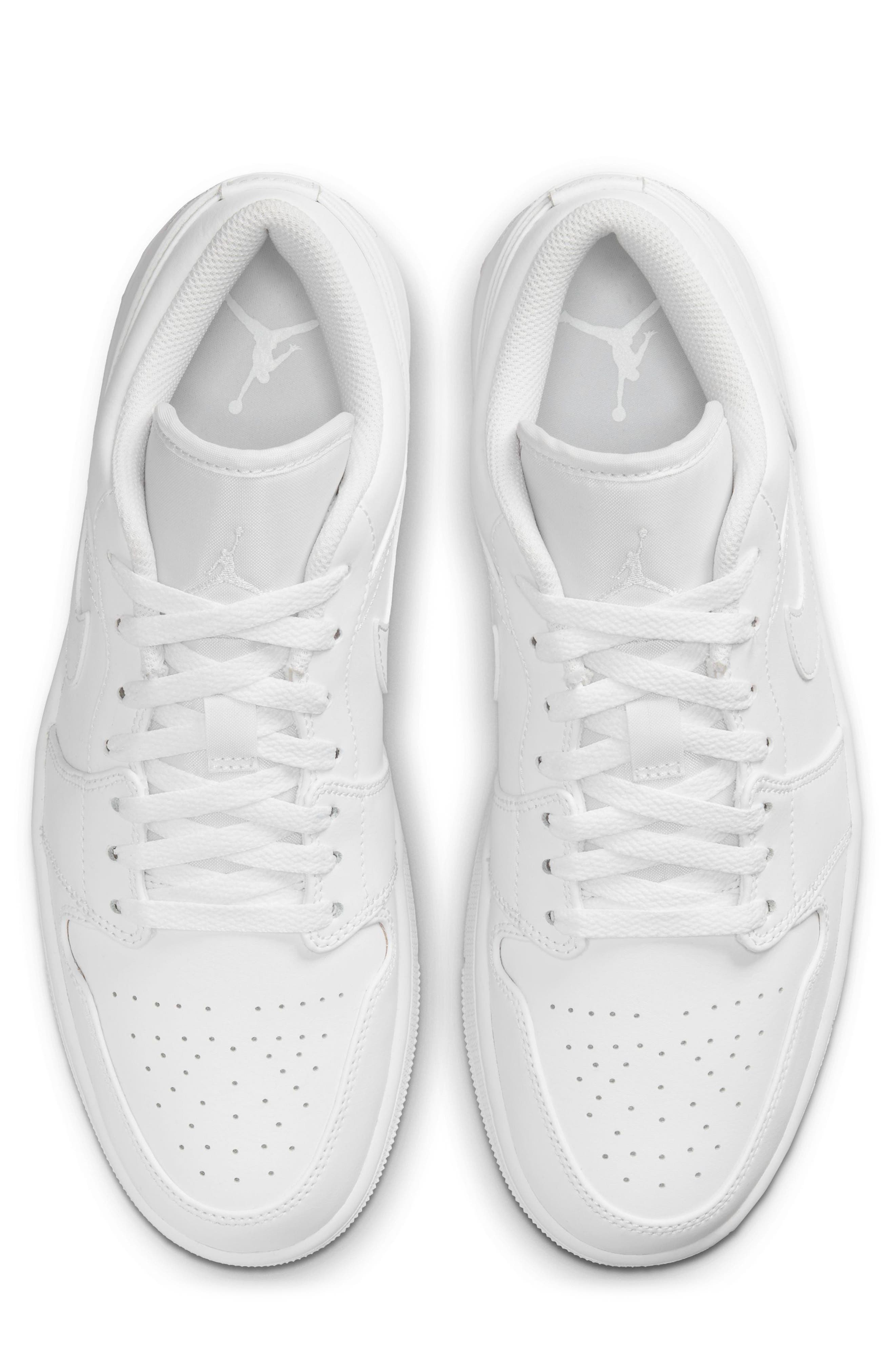Jordan Air Jordan 1 Low Sneaker, Alternate, color, 136 White/White/White